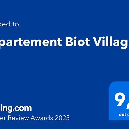 Appartement Biot Village Eksteriør bilde